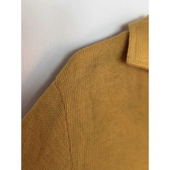 Vintage 1968 Grewe 100% Wool Yellow Red High School Sweater Avantes Reed - Picture 12 of 13